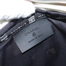 CHANEL Sports Line Matelasse Waist bag Nylon White Silver CC Auth YKZ1264A-22