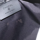 CHANEL Sports Line Matelasse Waist bag Nylon White Silver CC Auth YKZ1264A-9