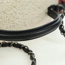 CHANEL Top Handle 25 Chain Bag Tweed Multicolor Silver CC Auth YKZ1266SAM-7