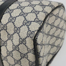 GUCCI GG Supreme Sherry Line Bag PVC Navy Gold 012 3842 33 39 Auth YKZ1269-16