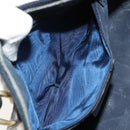 GUCCI GG Supreme Sherry Line Bag PVC Navy Gold 012 3842 33 39 Auth YKZ1269-11