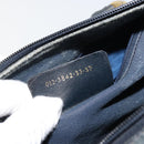 GUCCI GG Supreme Sherry Line Bag PVC Navy Gold 012 3842 33 39 Auth YKZ1269-12