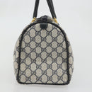 GUCCI GG Supreme Sherry Line Bag PVC Navy Gold 012 3842 33 39 Auth YKZ1269-3