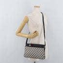 GUCCI GG Supreme Sherry Line Shoulder Bag PVC Navy Gold 904 02 035 Auth YKZ1274-24