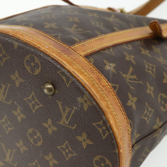 LOUIS VUITTON Monogram Bucket GM Shoulder Bag M42236 LV Auth YKZ1277