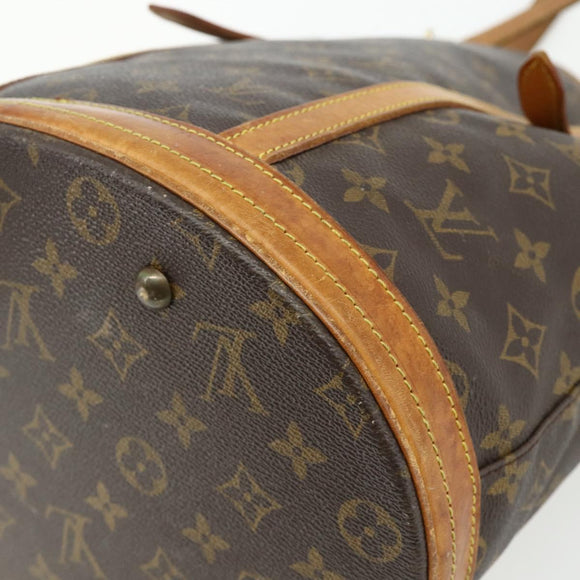 LOUIS VUITTON Monogram Bucket GM Shoulder Bag M42236 LV Auth YKZ1277