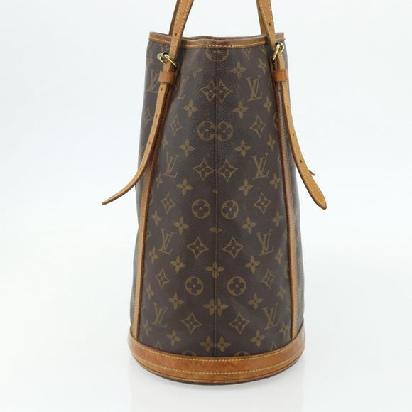 LOUIS VUITTON Monogram Bucket GM Shoulder Bag M42236 LV Auth YKZ1277