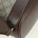 GUCCI GG Supreme Interlocking Backpack PVC Beige Gold 674147 Auth YKZ1279M-18
