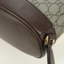 GUCCI GG Supreme Interlocking Backpack PVC Beige Gold 674147 Auth YKZ1279M-19