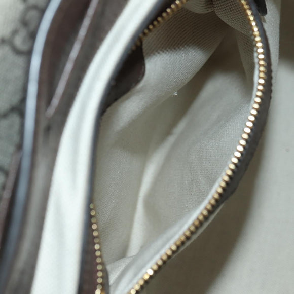 GUCCI GG Supreme Interlocking Backpack PVC Beige Gold 674147 Auth YKZ1279M