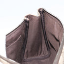 GUCCI GG Supreme Clutch Bag PVC Beige Silver 131022 Auth YKZ127A-18