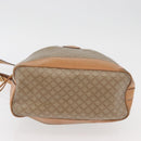 CELINE Macadam Canvas Shoulder Bag PVC Beige Gold Auth YKZ1283-5