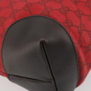 GUCCI GG Canvas Tote Bag Red Gold 308928 Auth YKZ1284A-17
