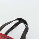 GUCCI GG Canvas Tote Bag Red Gold 308928 Auth YKZ1284A-14