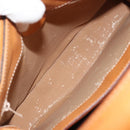 CELINE Macadam Canvas Hand Bag PVC Leather Brown Gold Auth YKZ1290-11