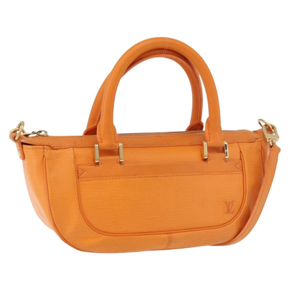 LOUIS VUITTON Epi Danura MM Hand Bag 2way Orange Mandarin M5910H Auth YKZ1294A