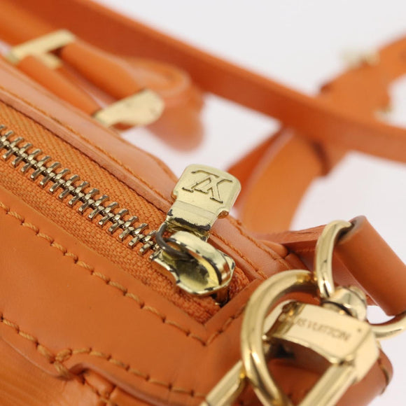 LOUIS VUITTON Epi Danura MM Hand Bag 2way Orange Mandarin M5910H Auth YKZ1294A