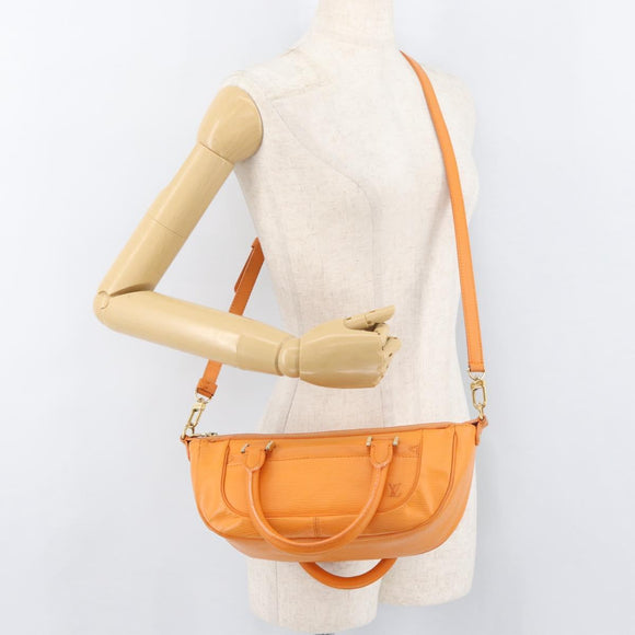 LOUIS VUITTON Epi Danura MM Hand Bag 2way Orange Mandarin M5910H Auth YKZ1294A