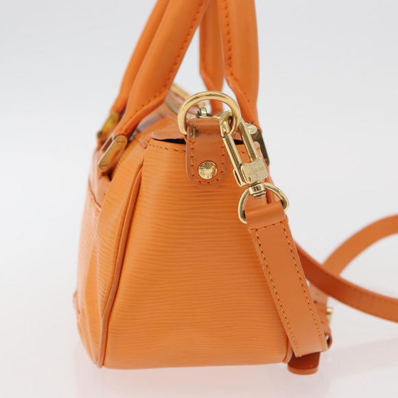 LOUIS VUITTON Epi Danura MM Hand Bag 2way Orange Mandarin M5910H Auth YKZ1294A