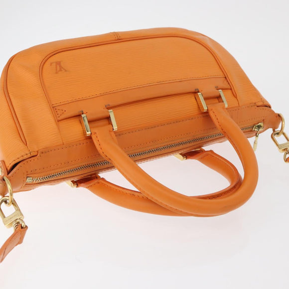 LOUIS VUITTON Epi Danura MM Hand Bag 2way Orange Mandarin M5910H Auth YKZ1294A