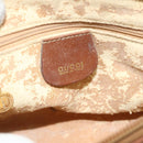 GUCCI Bamboo Hand Bag Leather 2way Brown Gold 007 1014 0231 Auth YKZ1296-10