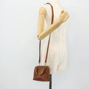 GUCCI Bamboo Hand Bag Leather 2way Brown Gold 007 1014 0231 Auth YKZ1296-24