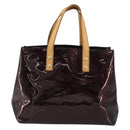 LOUIS VUITTON Monogram Vernis Reade PM Hand Bag Amarante M91993 LV Auth YKZ1297A-13