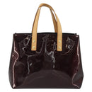 LOUIS VUITTON Monogram Vernis Reade PM Hand Bag Amarante M91993 LV Auth YKZ1297A-2