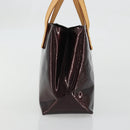 LOUIS VUITTON Monogram Vernis Reade PM Hand Bag Amarante M91993 LV Auth YKZ1297A-3