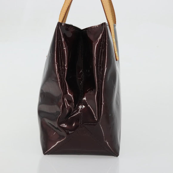 LOUIS VUITTON Monogram Vernis Reade PM Hand Bag Amarante M91993 LV Auth YKZ1297A