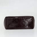 LOUIS VUITTON Monogram Vernis Reade PM Hand Bag Amarante M91993 LV Auth YKZ1297A-5