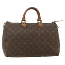 LOUIS VUITTON Monogram Speedy 35 Hand Bag M41524 LV Auth YKZ1301A-1