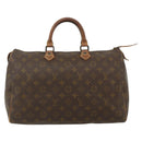 LOUIS VUITTON Monogram Speedy 35 Hand Bag M41524 LV Auth YKZ1301A-13