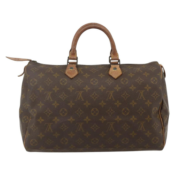 LOUIS VUITTON Monogram Speedy 35 Hand Bag M41524 LV Auth YKZ1301A