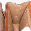 CELINE Macadam Canvas Horse Carriage Bag PVC Leder Braun Gold Auth YKZ1302-21