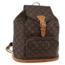 LOUIS VUITTON Monogram Montsouris GM Backpack M51135 LV Auth YKZ1303-1