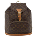 LOUIS VUITTON Monogram Montsouris GM Backpack M51135 LV Auth YKZ1303-13