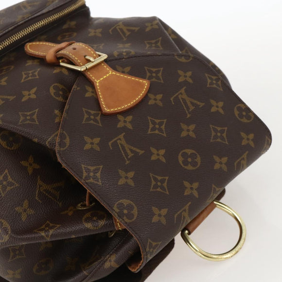 LOUIS VUITTON Monogram Montsouris GM Backpack M51135 LV Auth YKZ1303