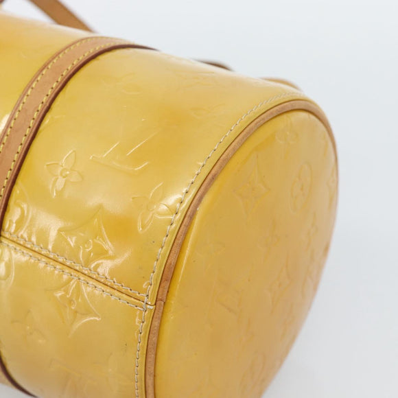 LOUIS VUITTON Monogram Vernis Bedford Hand Bag Beige M91006 LV Auth YKZ1306