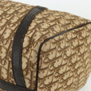 Christian Dior Trotter Canvas Boston Bag Beige Gold Auth YKZ1310-9