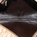 Christian Dior Trotter Canvas Boston Bag Beige Gold Auth YKZ1310-11
