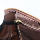 Christian Dior Trotter Canvas Boston Bag Beige Gold Auth YKZ1310-19