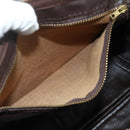Christian Dior Trotter Canvas Boston Bag Beige Gold Auth YKZ1310-12