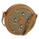 GUCCI Micro GG Supreme Disney Collaboration Bag PVC Beige 603938 Auth YKZ1311M-1