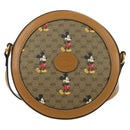 GUCCI Micro GG Supreme Disney Collaboration Bag PVC Beige 603938 Auth YKZ1311M-2