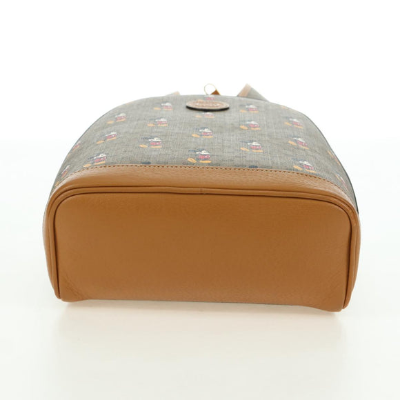 GUCCI Micro GG Supreme Disney Backpack PVC Beige Gold 552884 Auth YKZ1317M