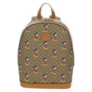 GUCCI Micro GG Supreme Disney Backpack PVC Beige Gold 552884 Auth YKZ1317M-2