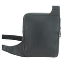LOUIS VUITTON Asymmetric Sling Bag Lamb Skin Black M68773 LV Auth YKZ1318SAM-2