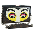 LOUIS VUITTON Monogram Pochette Kabuki Mask Shoulder Bag M43532 LV Auth YKZ1321M-1