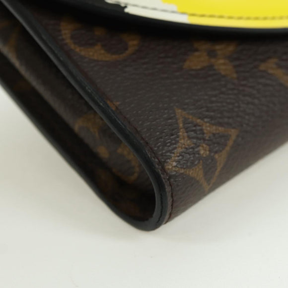 LOUIS VUITTON Monogram Pochette Kabuki Mask Shoulder Bag M43532 LV Auth YKZ1321M